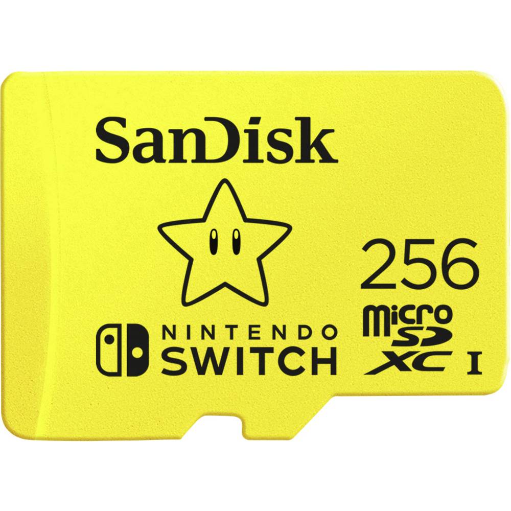 Image of SanDisk Extreme Nintendo Switchâ¢ microSDXC card 256 GB UHS-I UHS-Class 3 Compatible with Nintendo Switchâ¢